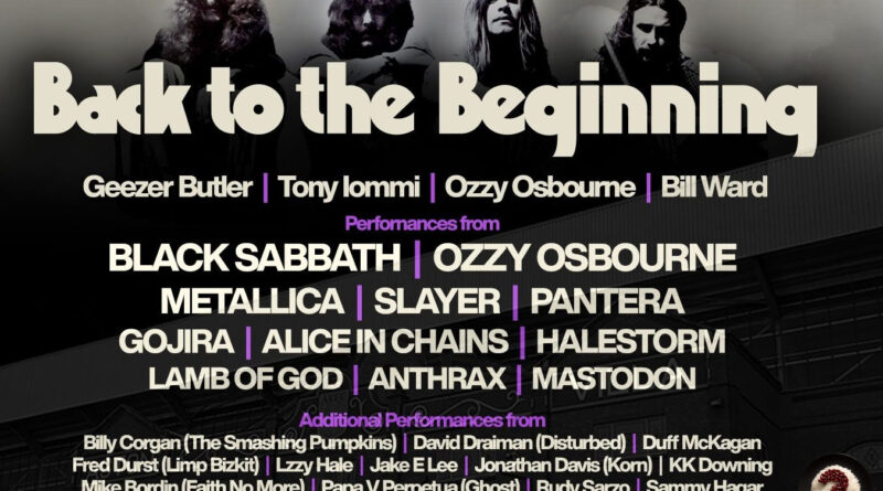 black sabbath back to the beginning poster