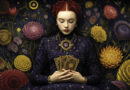Woman Holding Tarot Cards