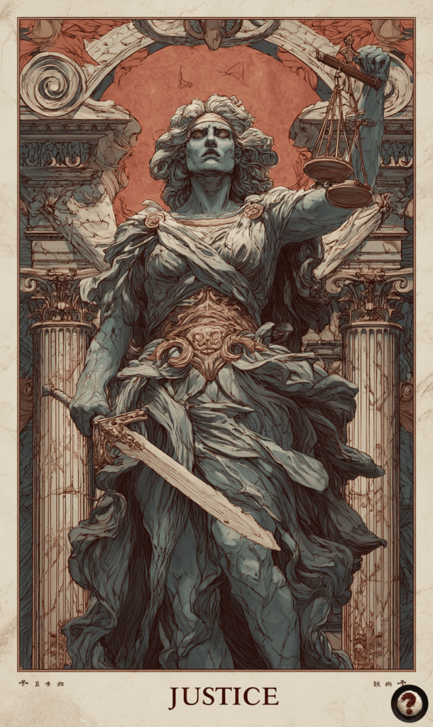 Tarot Gerçek Midir, Bilimle Alakası Var mı? 3 u1549452779 a tarot card illustration of Justice a figure hol 5a57c8c8 dd38 4a69 b846 54fe54205b9b 3