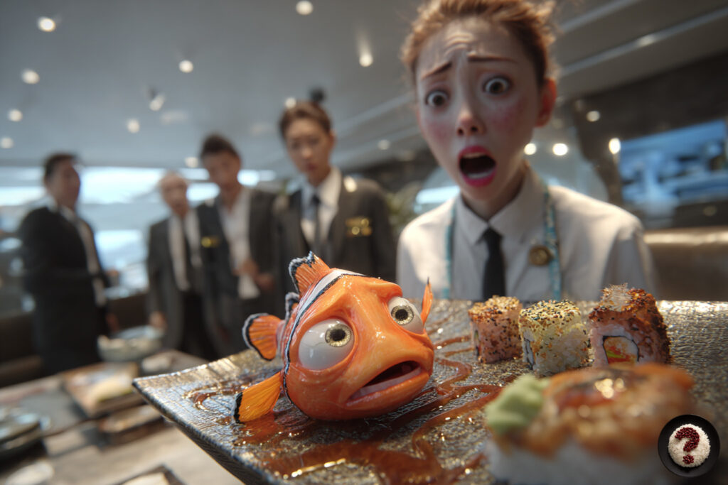 Gerçek Zannedilen Ama Aslında Mit Olan Bilgiler 4 Kayıp balık Nemo, restoranda suşi olarak servis ediliyor.