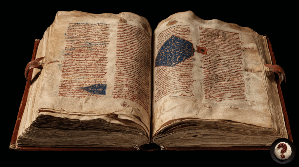 Symbolic art of Aristotle’s ideas spreading through Islamic scholars to Europe, scrolls transforming into printed books